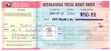 Postal service® money orders are affordable, widely accepted, and never expire. しまばら水屋敷ブログ 国際郵便為替：INTERNATIONAL POSTAL MONEY ORDER