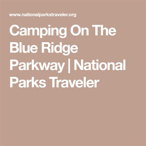 It's the scenic ribbon of road winds its way along the nearly 470 miles the mountain range it offers 70 rv sites with showers, bathrooms, and laundry facilities. Camping On The Blue Ridge Parkway | National Parks ...