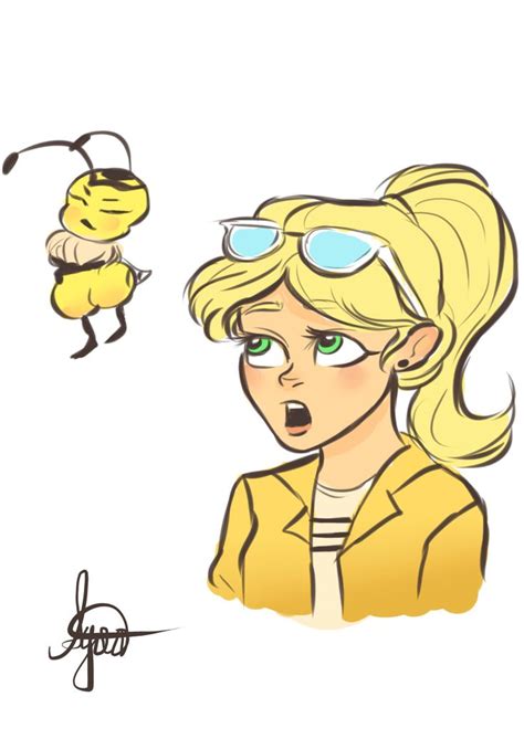 Polenn is the kwami of queen bee new super. bee kwami | Tumblr | Miraculous ladybug funny, Bee ...