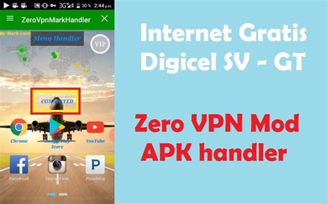 Saat ini mengakses internet penuh dengan ancaman. Zero VPN Mod apk 2020 Internet gratis Digicel y más