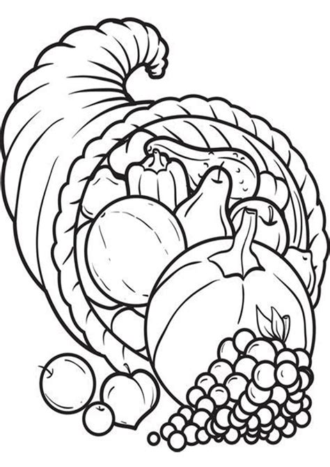 Browse more than 100 printable thanksgiving coloring sheets. Free & Easy To Print Food Coloring Pages in 2020 | Turkey coloring pages, Thanksgiving coloring ...