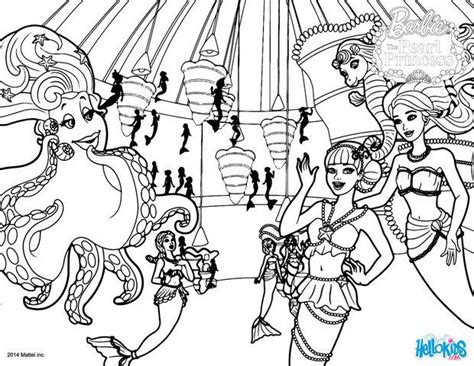 Mermaid pearl princess princess barbie coloring pages. Lumina the hairdresser coloring pages - Hellokids.com