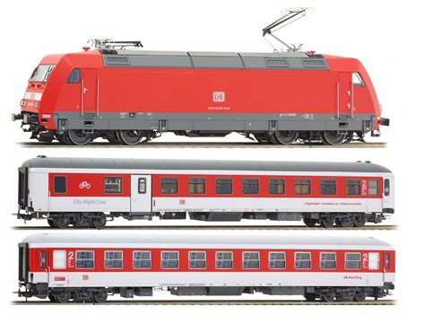 Exemple de voiture corail ls models. LS Models Passenger train City Night Line Aurora (Set 1) - EuroTrainHobby