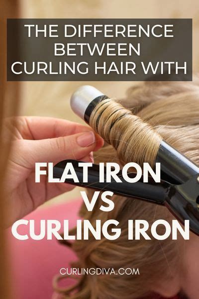 Buying a curling iron for the fine hair needs a lot of research & consultation from an expert. The Difference Between Curling Hair with Flat Iron vs ...