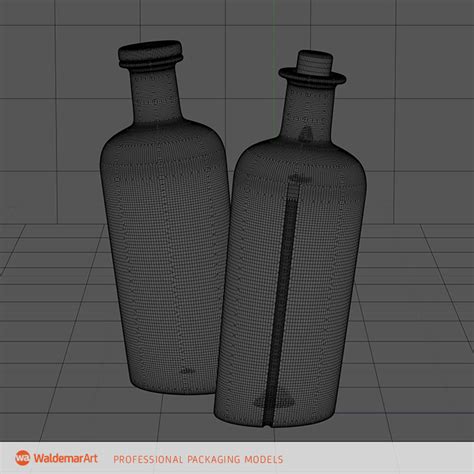 Spray bottle ready to be 3d printed. Packreate » Pirate - 3D model of the bottle for alcohol