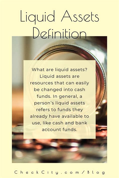 Clear explanations of natural written and spoken english. What Are Liquid Assets? in 2020 | Cash funds, Asset ...