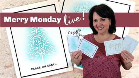 Be sure to use the exclusive card making class host code: Stamp & Chat with Gina K - Merry Monday- Emboss Resist and ...