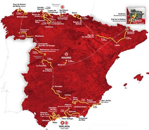 La vuelta a españa se puede ver en colombia por espn 2 y caracol televisión. Vuelta 2018 Etappes Ronde van Spanje - Allesoversporters.nl