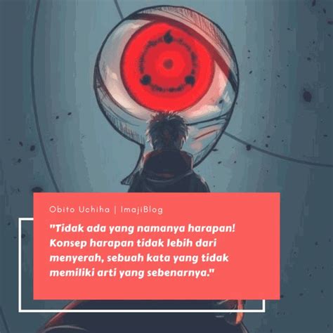Kumpulan kata kata bijak naruto bergambar. Kata Bijak Uchiha Obito di 2020 | Kata-kata mutiara ...