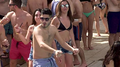 Without further ado, here are the screenshots! Spring Break Pool Party Eilat Stock Footage Video (100% ...