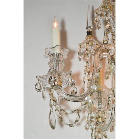Waterford crystal & fine china > lighting by waterford > chandeliers by waterford. Antique English Waterford Style Crystal Chandelier at 1stdibs
