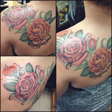 Into the system, tattoo ink mixed with cremation ashes may be rejected as being an impurity. Completed "beauty from ashes" floral tattoo. | Tatuajes