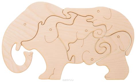 You control the design and how many pieces are in each custom photo puzzle. Laser Cut Wooden Elephants Jigsaw Puzzle For Kids Children ...