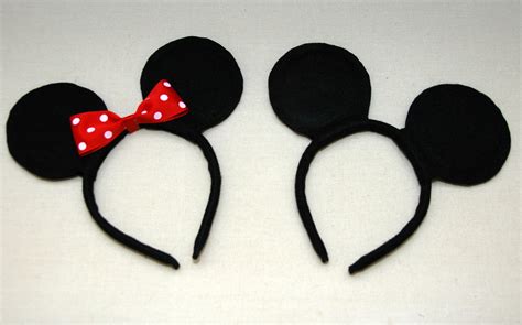 After my diy disney clothes, minnie mous. DIY Mickey Mouse Ear Headbands | Faux Sho