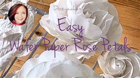 Paper on petals free photo. How To Easily Form WAFER PAPER ROSE PETALS | Cake ...