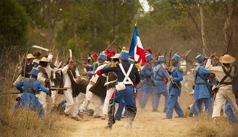 La batalla de puebla fue un combate librado el 5 de mayo de 1862 en las cercanías de la ciudad de puebla, entre los ejércitos de la república mexicana, bajo el mando de ignacio zaragoza, y del segundo imperio francés, dirigido por charles ferdinand latrille, conde de lorencez. La Batalla de Puebla : Descubre su Origen y su Historia