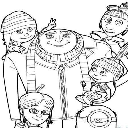 18 despicable me 3 pictures to print and color. Coloriage Minions 3 - Dessin et Coloriage