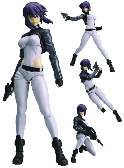 3.plastic tennis ball container + rubber kitchen glove + a box of magnum xl lubricated condoms + thick rubber bands + a diaper + a permanent marker. JUN148112 - GITS SAC MOTOKO KUSANAGI FIGMA - Previews World