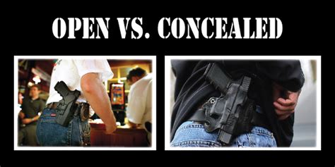 You can choose your academic level: Which would you prefer: open carry or concealed? | RallyPoint