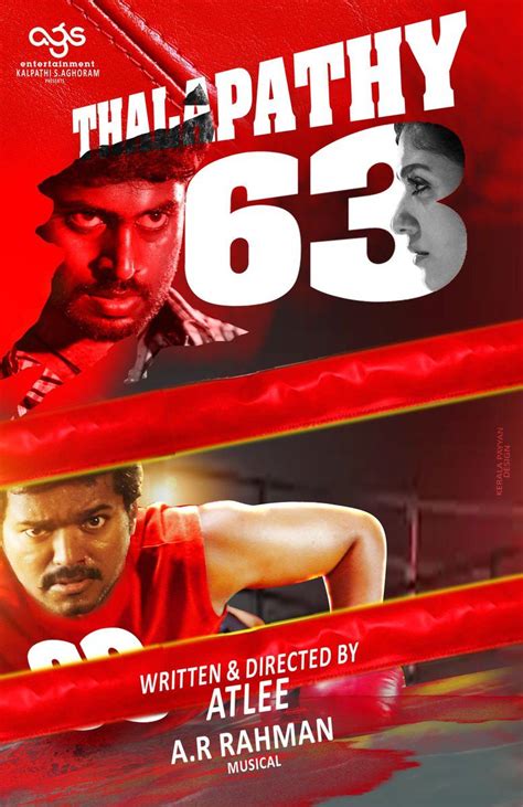 Even vijay has about more than a crore fans, among them three fourth watch his movie on. Thalapathy Vijay HD Images: Vijay 63 Fan Made Poster ...