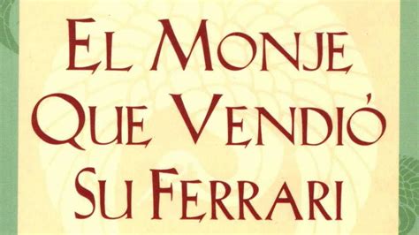 Todo ello con una gran simpatía que favorece mucho la compra. EL MONJE QUE VENDIÓ SU FERRARI AUDIOLIBRO COMPLETO ROBIN S. SHARMA | Audio libro, Audiolibro, Libros