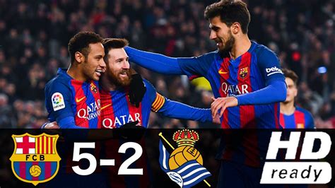 Get a report of the real sociedad vs. Barcelona vs Real Sociedad 5-2 All Goals & Extended ...