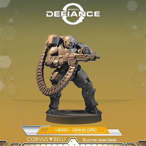Infinity defiance core box + collector's box + scenery pack + outcast expansion+ 4 alternative heroes, including all applicable unlocked stretch goals. Infinity Defiance: Gwailos und Qiang Gao - Brückenkopf ...
