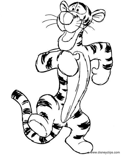 To download these tigger christmas coloring pages, follow instructions bellow: Tigger Coloring Pages (7) | Disneyclips.com