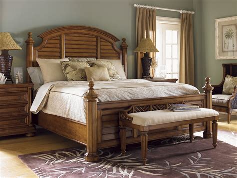 View their wide selection of benches & ottomans today! Island Estate Plantain Bed Bench | Tommy bahama bedroom ...