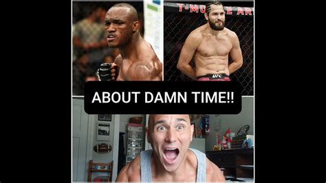 In no time at all, we have reached the main event of ufc 261. Kamaru Usman vs Jorge Masvidal! Negotiations done ...