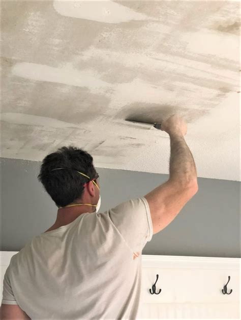 While it's not the same as a popcorn ceiling, the removal process is similar. How to Remove Popcorn Ceilings Like a Pro - Smoothing ...