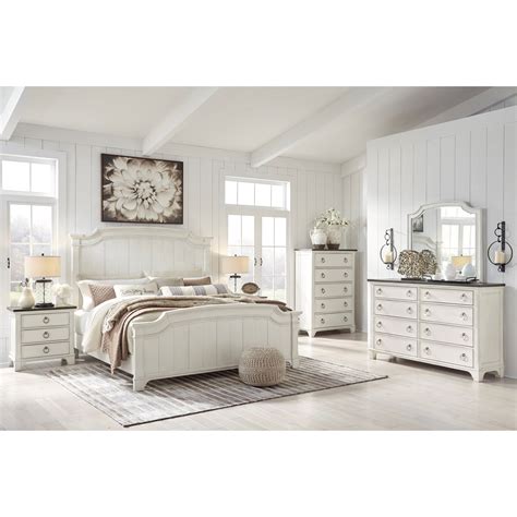 The willowton full bedroom group, made by benchcraft, is brought to you by virginia furniture virginia furniture market is a local furniture store, serving the rocky mount, roanoke, lynchburg. Benchcraft Nashbryn Queen Bedroom Group | Value City ...