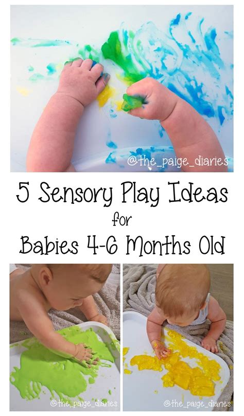 Quality toys at great prices. Five Sensory Experiences for Babies 4-6 Months Old - The ...
