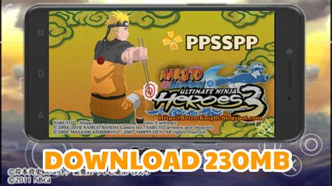 Mod pada game ini : Download Game Naruto Ninja Heroes 3 Ukuran kecil 200MB