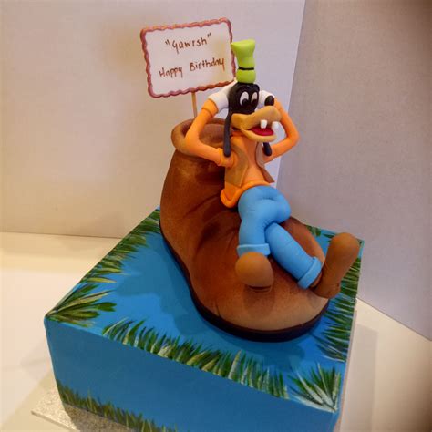 Perfect for friends & family to wish them a happy birthday on their special day. A goofy cake for a goofy fan. Happy 16th Kyah. | Goofy ...