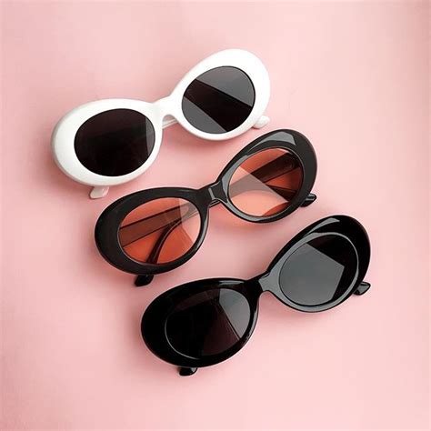 Xiu vintage rock nirvana kurt cobain sunglasses women men classic eyewear uv400 sun glasses for women shades white oculos. 2019 Kurt Cobain oval sunglasses - LEAD STORE