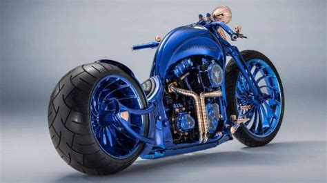 The bike is highly sought after and has sold at an auction for as much as $130,000. Harley Davidson Blue Edition - Education Today News