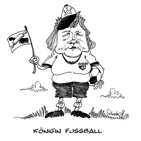 Dass sie erich honecker als trojaner nachfolgen sollte, ist da weniger publik. Königin Fußball - Cartoon, Angela merkel, Karikatur ...