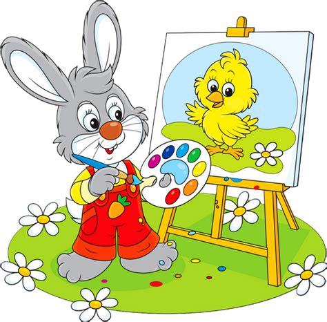 Le pok é mon lapin. Lapin de Pâques : dessin png, tube - Easter Rabbit clipart