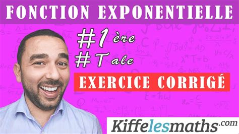 Exponentielle. Appliquer les formules sur la fonction exponentielle ...