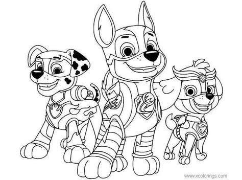 Malvorlagen der mighty pups of paw patrol. Free Download Mighty Pups Coloring Pages | Paw patrol ...