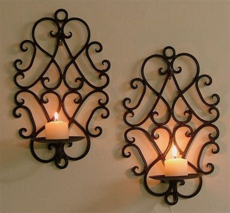 Our pillar candleholders will add all the requisite quotient of art into your halls and rooms. 15 Chic Wrought Iron Wall Candle Holders You Will Admire