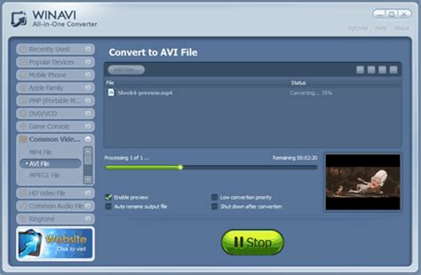 This software also allows you to make desired changes on the. Come convertire MP4 in AVI