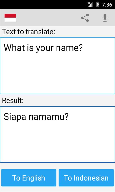 Indonesian English Translator - Android Apps on Google Play