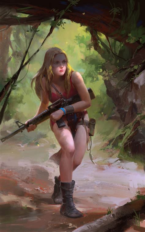 Maybe you would like to learn more about one of these? fantasy art, Futuristic, Gun, Girls with guns Wallpapers ...