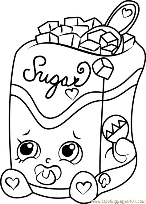 Home / free coloring pages / characters / shopkins; Sugar Lump Shopkins Coloring Page for Kids - Free Shopkins ...