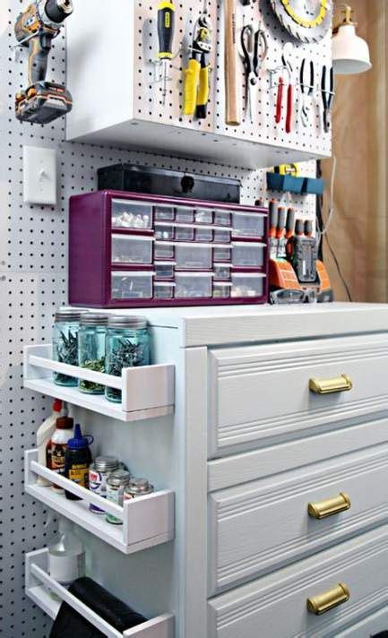 Has your basement become a black hole of boxes, dusty christmas decorations and neglected tools? Small Tool Storage Organizing Ideas Peg Boards 57+ Trendy ...