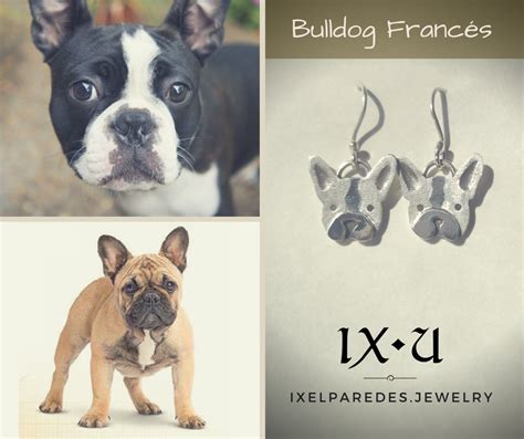 Y estas otras razas de perros, chihuahuas, bichon frise. Bulldog Francés Aretes en Plata .950 Precio: $150 MXN ...