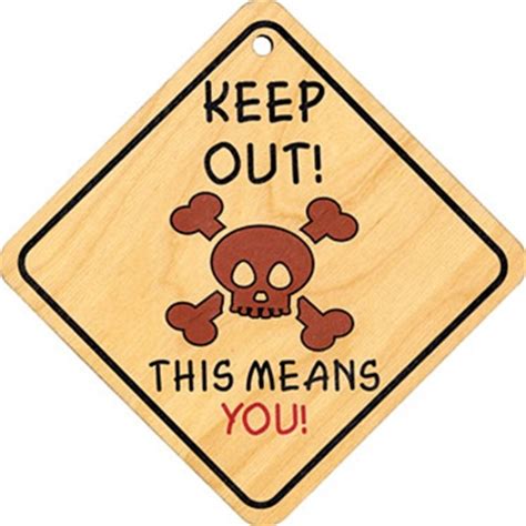 Keep out signs for bedroom doors. Maple Landmark Keep Out! Door Sign, eco-friendly, my ...