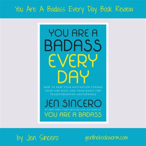 Jen sincero writes with such power and inspiration. You Are a Badass Every Day by Jen Sincero | Book worth ...